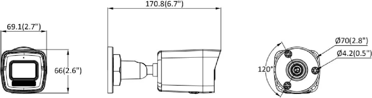 KAMERA IP HIKVISION DS-2CD1083G2-LIUF 2.8mm PL