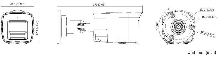 KAMERA IP HIKVISION DS-2CD1083G2-LIUF/SL 2.8mm PL