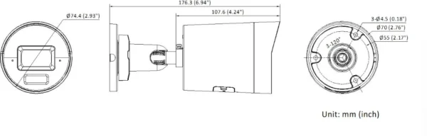 kamera ip hikvision ds 2cd2067g3 li2uysl 28mm black pl d71ab1dd39744c94a3e8319fe7d53329