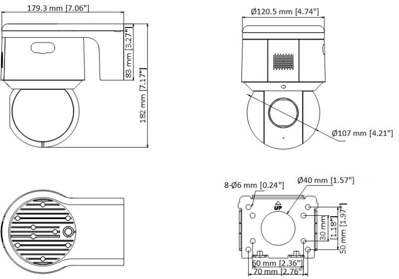 Kamera IP HikVision DS-2DE3A404IWG-E PL