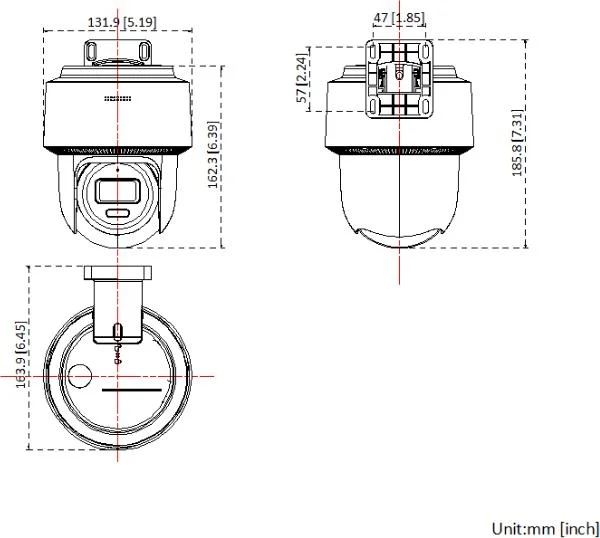 Kamera IP Hilook by Hikvision 6MP PTZ-N6-P