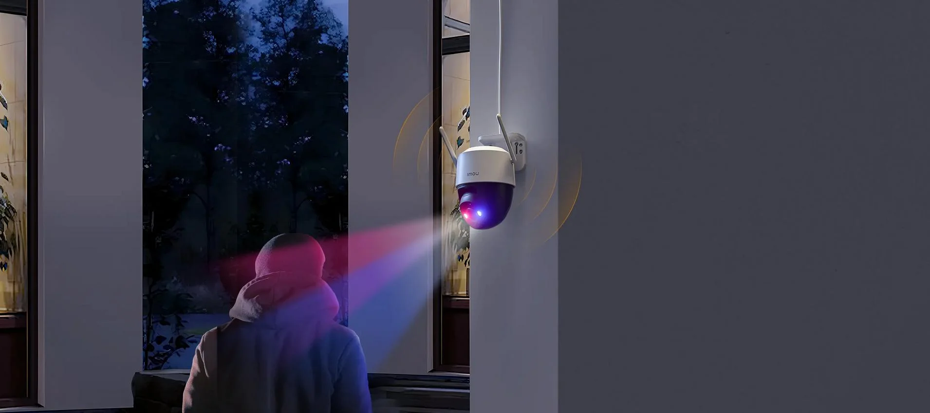 Dwukierunkowa komunikacja, dźwięk i światła ostrzegawcze – Cruiser SC skutecznie odstrasza intruzów