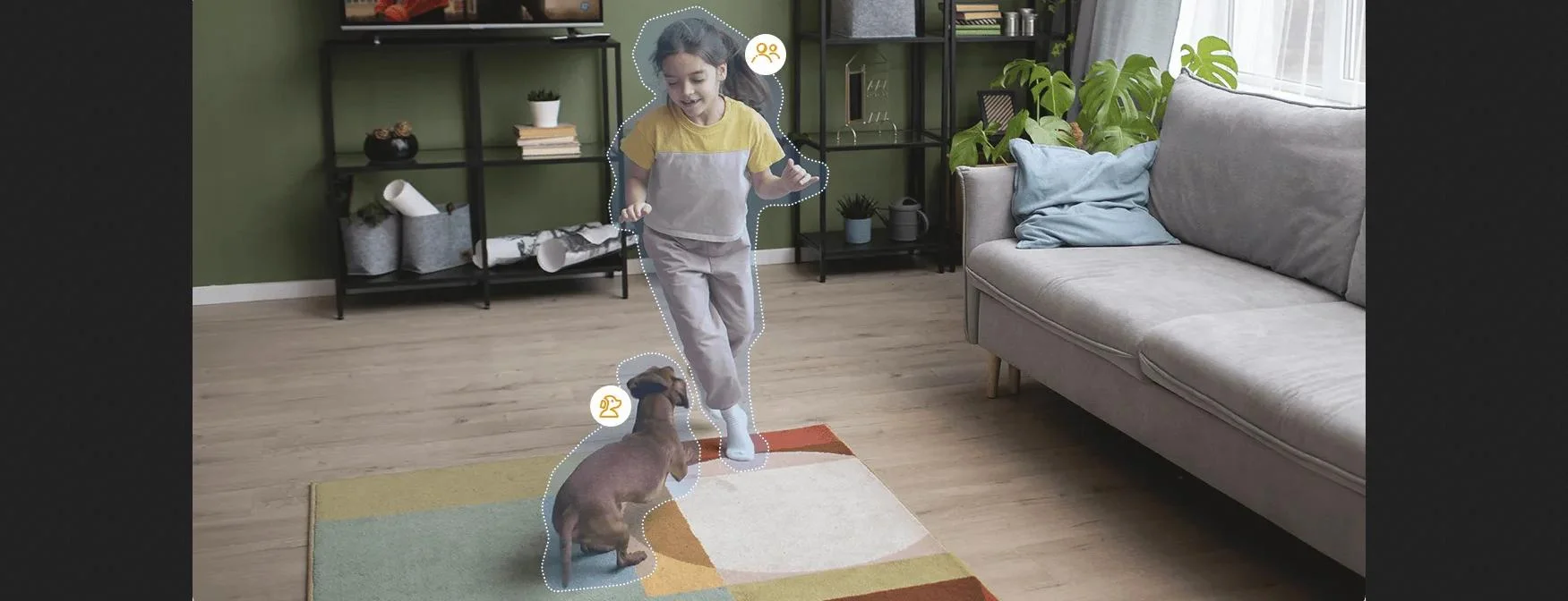 Kamera IP Imou Ranger Dual 5MPx PTZ + 5MPx - zwiększona wykrywalność ludzi i zwierząt oraz skuteczne, inteligentne śledzenie celu