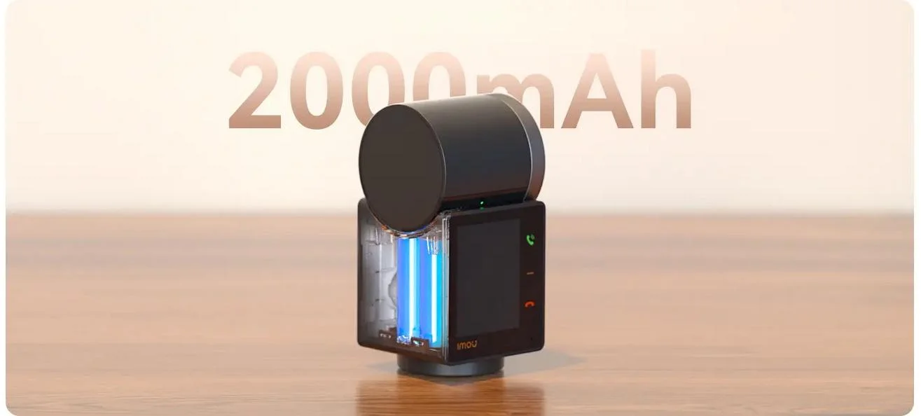 Bateria 2000mAh na 60-minutowe wideorozmowy