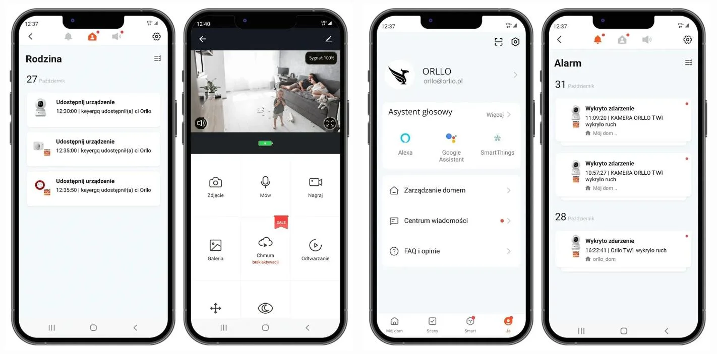 Kamera IP Orllo TW1 wewnętrzna 4K Tuya Wi-Fi