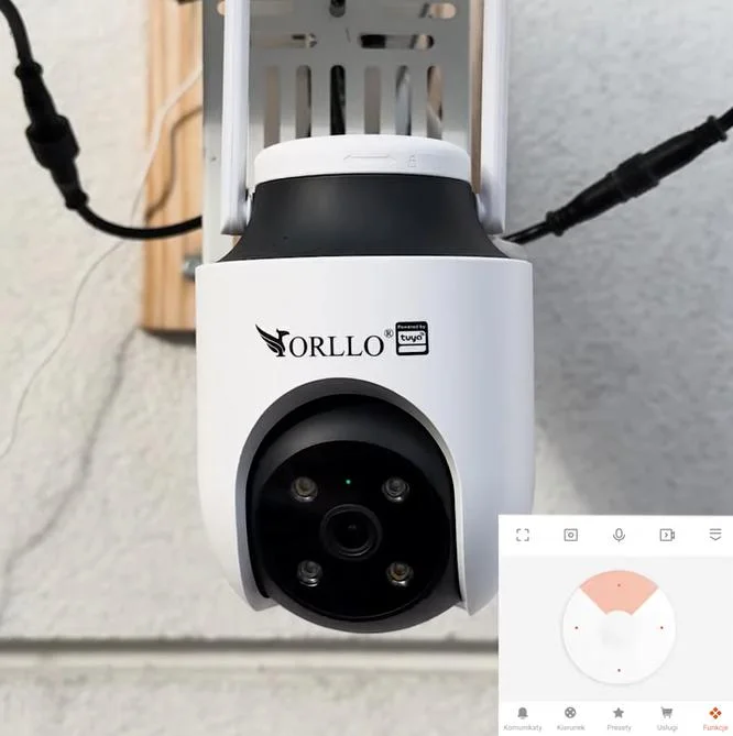 Obrotowa głowica 355°/90° – pełne pole widzenia