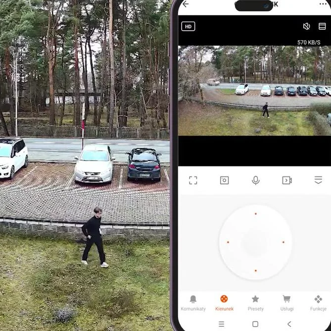 Kamera IP Orllo TZ6 4K Zewnętrzna Obrotowa Wi-Fi