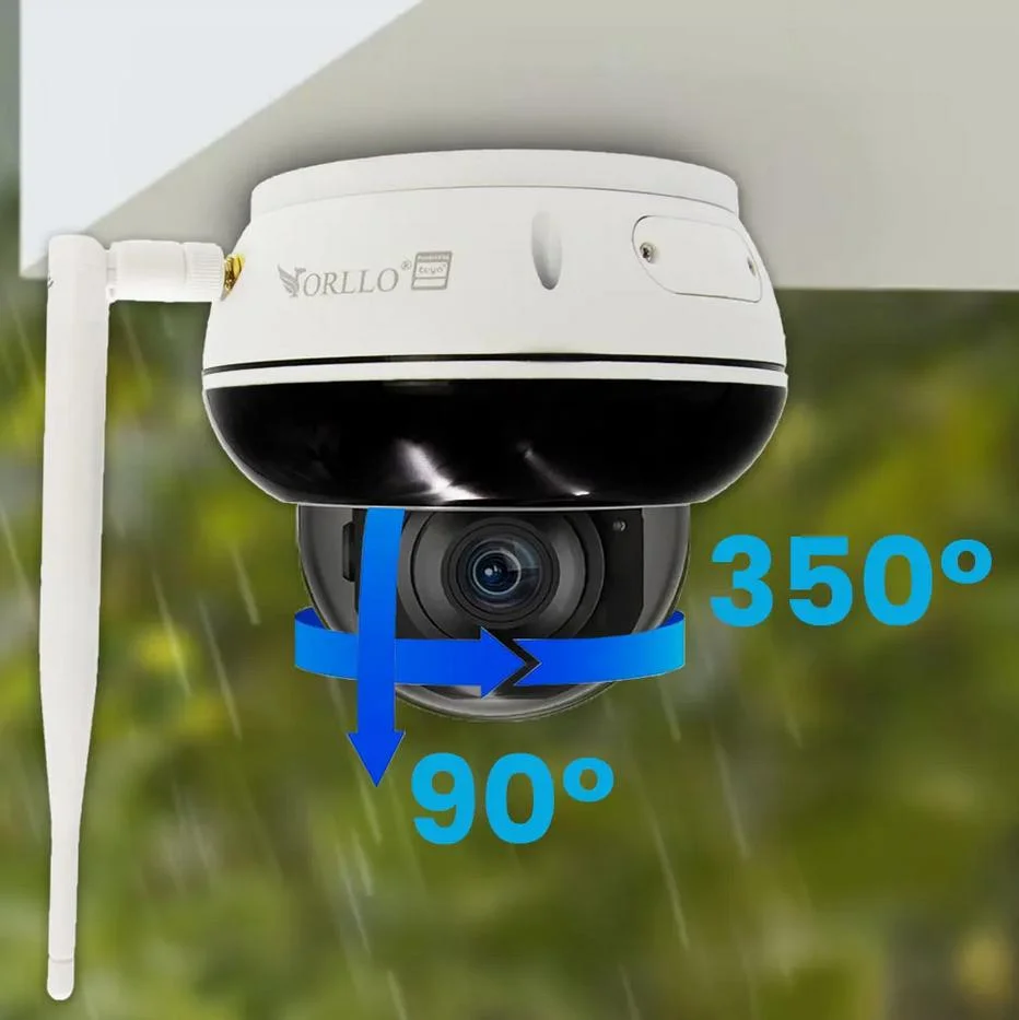 Obrotowa głowica 355°/90° – pełna kontrola nad monitoringiem