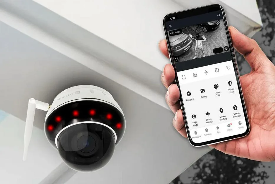 Tryb nocny IR + LED – ochrona 24/7