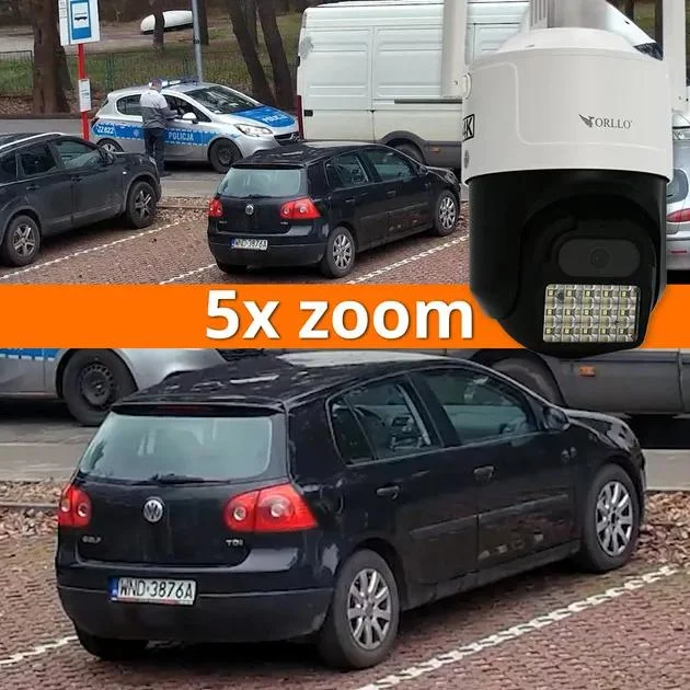 Kamera Zewnętrzna 4G LTE z Cyfrowym Zoomem 5x