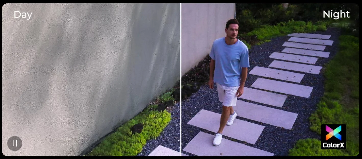 Nagrywanie w technologii ColorX – Zobacz w kolorze, nawet nocą