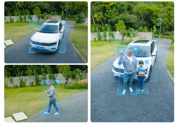 Inteligentne wykrywanie osób, pojazdów i zwierząt domowych