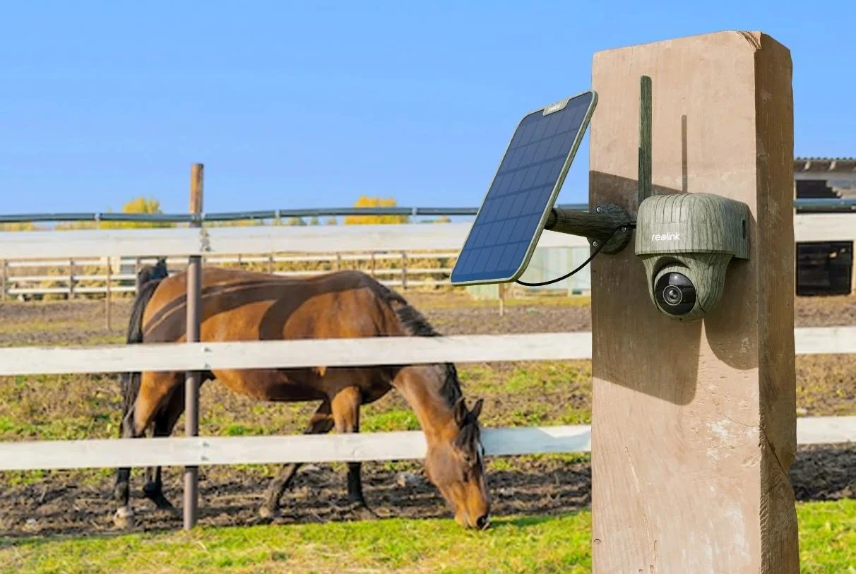 Energia słoneczna non-stop dzięki zasilaniu przez Reolink Solar Panel 2