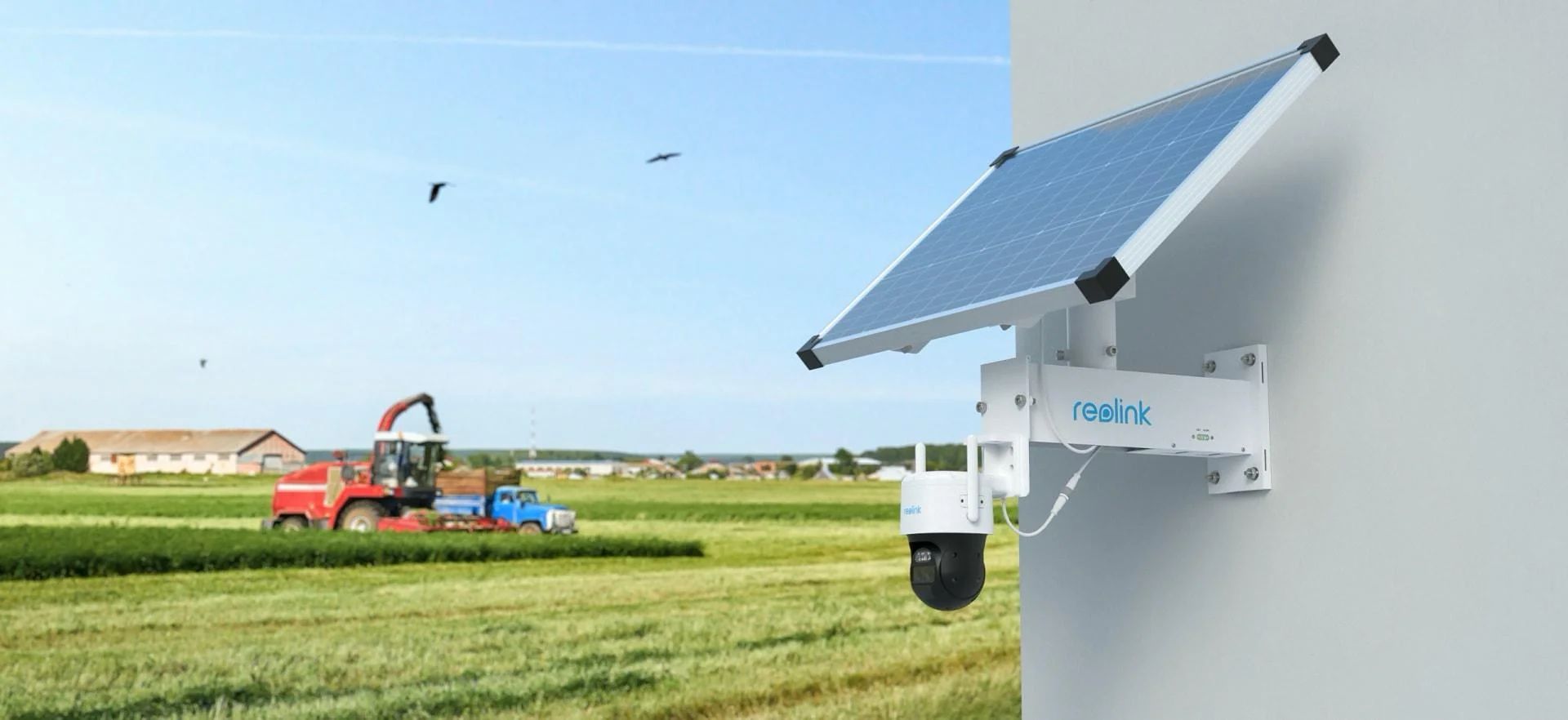 Reolink TrackMix 2K 4MPx LTE Plus z panelem solarnym Reolink Plus - nieprzerwane zasilanie niezależne od warunków pogodowych