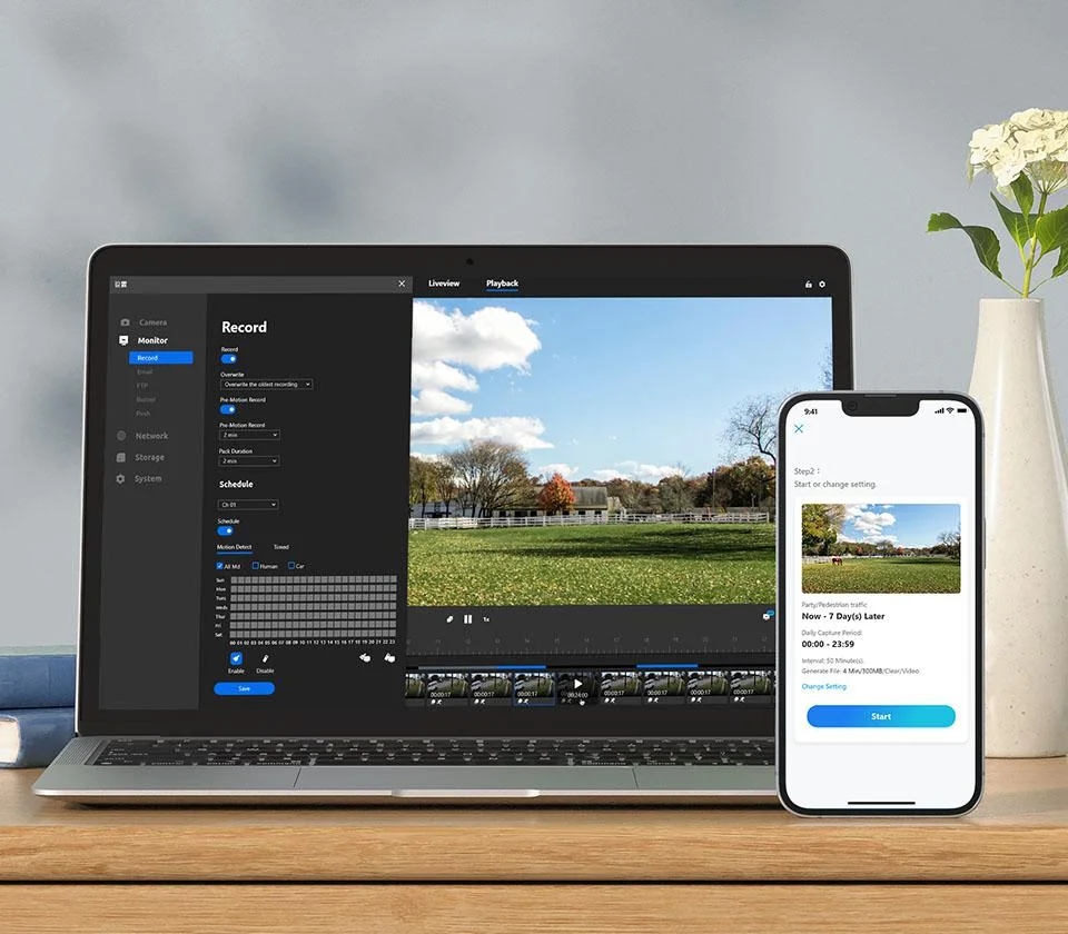 Reolink TrackMix 2K 4MPx LTE Plus z panelem solarnym Reolink Plus - zdalny dostęp i pełna kontrola każdej sytuacji