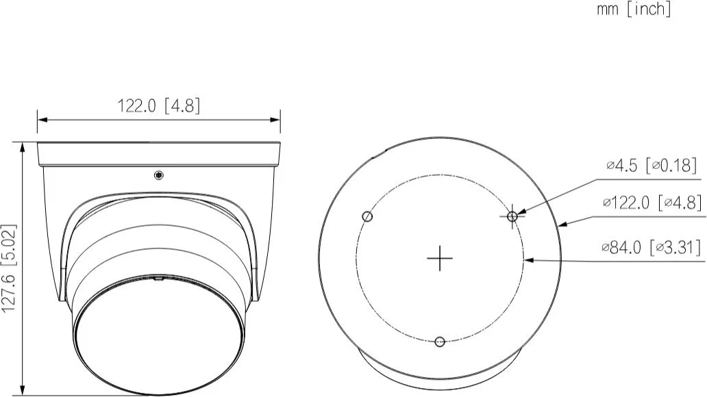 Kamera IP TIOC 3.0 DAHUA IPC-HDW3849H-ZAS-PV-2712-PRO-BLACK