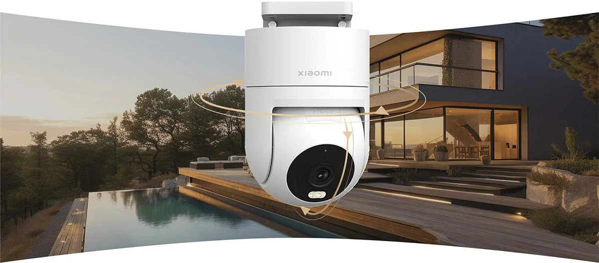 Zewnętrzna kamera monitorująca IP Xiaomi Outdoor Camera CW300 - dwupunktowe obroty, 4 diody LED, nocne widzenie w pełnym kolorze