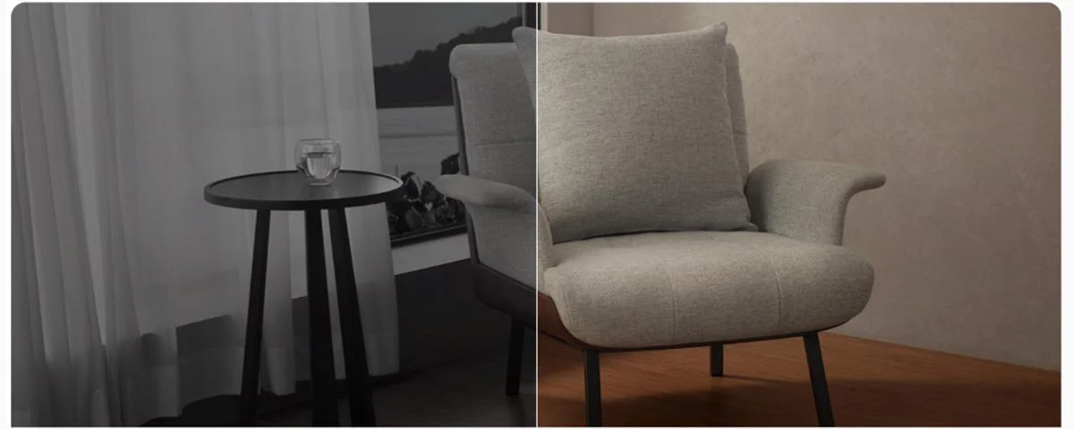 Obrotowa kamera monitorująca IP Xiaomi Smart Camera C500 Pro - kolorowe obrazy nawet przy słabym oświetleniu