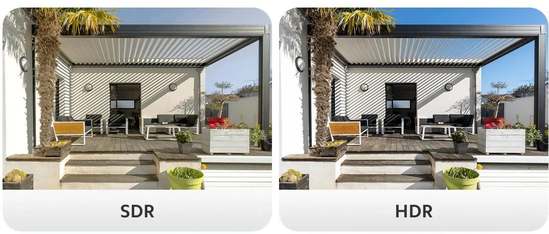 Zewnętrzna kamera monitorująca IP Wi-Fi Xiaomi BW400 Pro - doskonały zakres dynamiki w ostrym świetle i pod światło