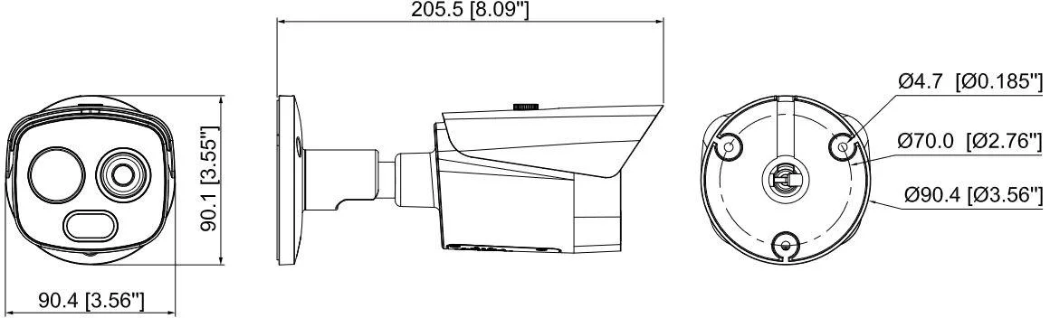 KAMERA TERMOWIZYJNA DAHUA TPC-BF1241-TB3F4-S2