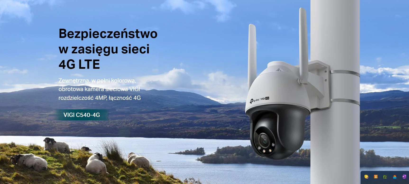 KAMERA TP-LINK VIGI C540-4G (4mm, LTE)