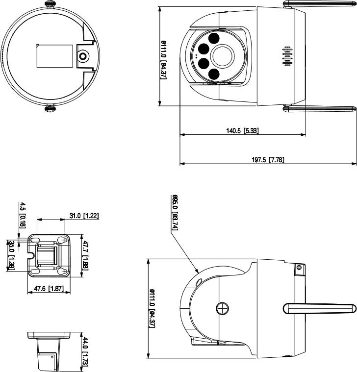 Kamera WI-FI Dahua P5AE-PV