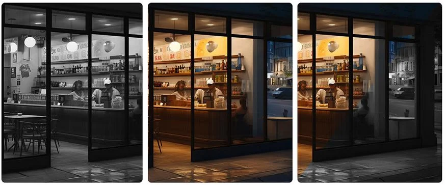 Rejestruje szczegóły kolorów do przeglądu- po wydarzeniu!