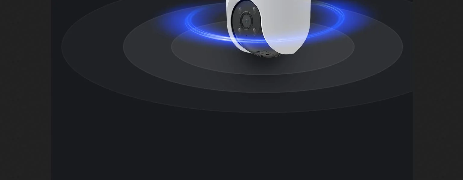 Obrotowa kamera monitorująca Wi-Fi EZVIZ CS-C8c 2K+ 4MPx 360° - rejestruj obraz z wszystkich najważniejszych miejsc