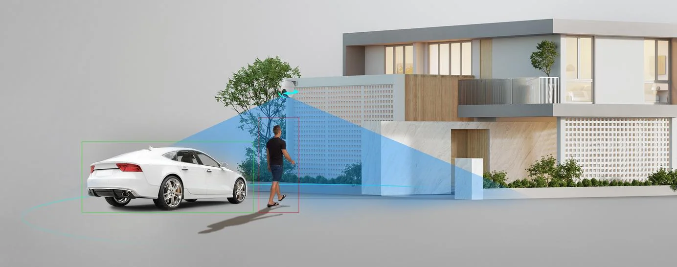 Obrotowa kamera monitorująca Wi-Fi EZVIZ CS-C8c 2K+ 4MPx 360° - wbudowany moduł AI dla dokładniejszej i detekcji