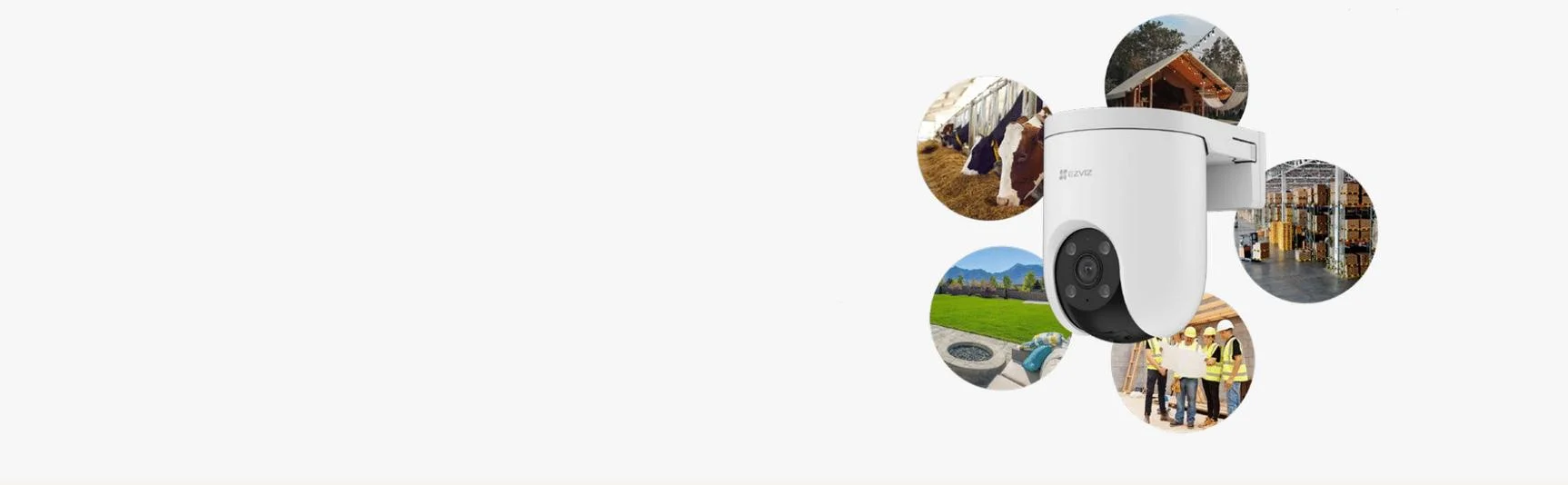Obrotowa kamera monitorująca 4G 2K 3MPx EZVIZ CS-H8c - skuteczna ochrona nawet bardzo rozległych obszarów