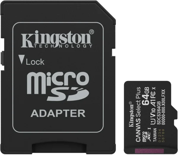 karta pamieci microsd 64gb kingston canvas select plus micro 38469e0b82b041ce992a9c8f87de4380