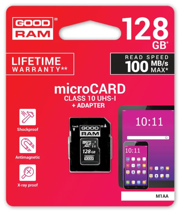 karta pamieci microsd goodram uhs i 128gb 7feedc553e5443bbadcd4c7f5af5ead6