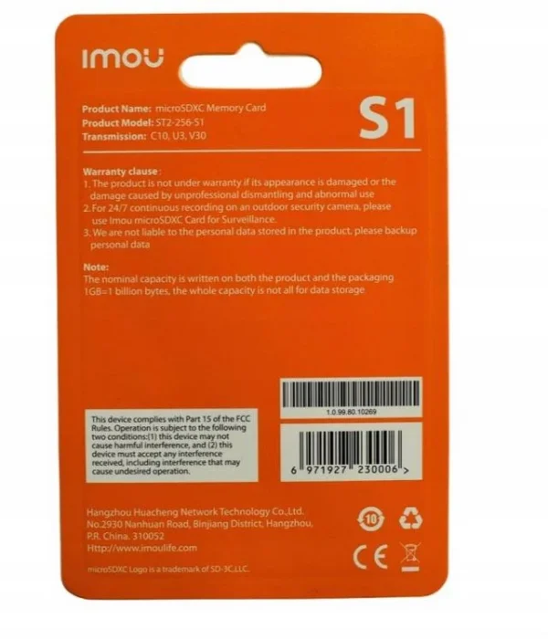 karta pamieci microsd imou st2 256 s1 256gb 4d2b101040e04107abcd0a5ace6c85e3