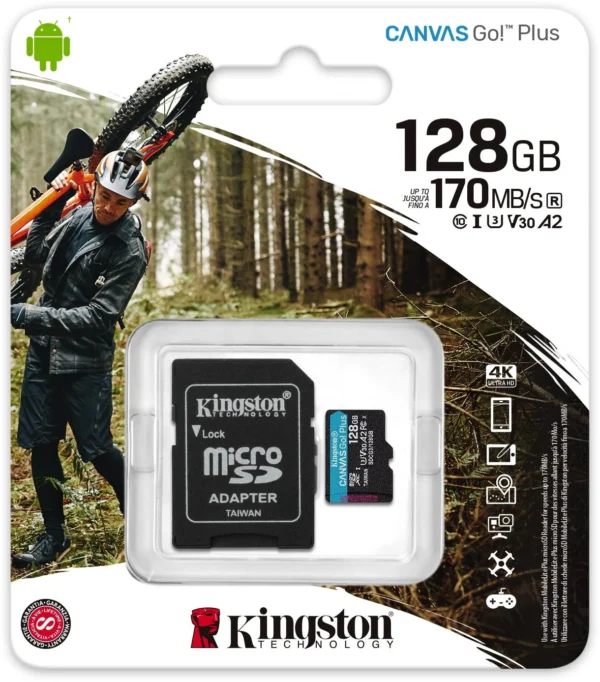 karta pamieci microsd kingston canvas go plus microsdxc c10 ae9180841ba04bd3bbf6e090af450266