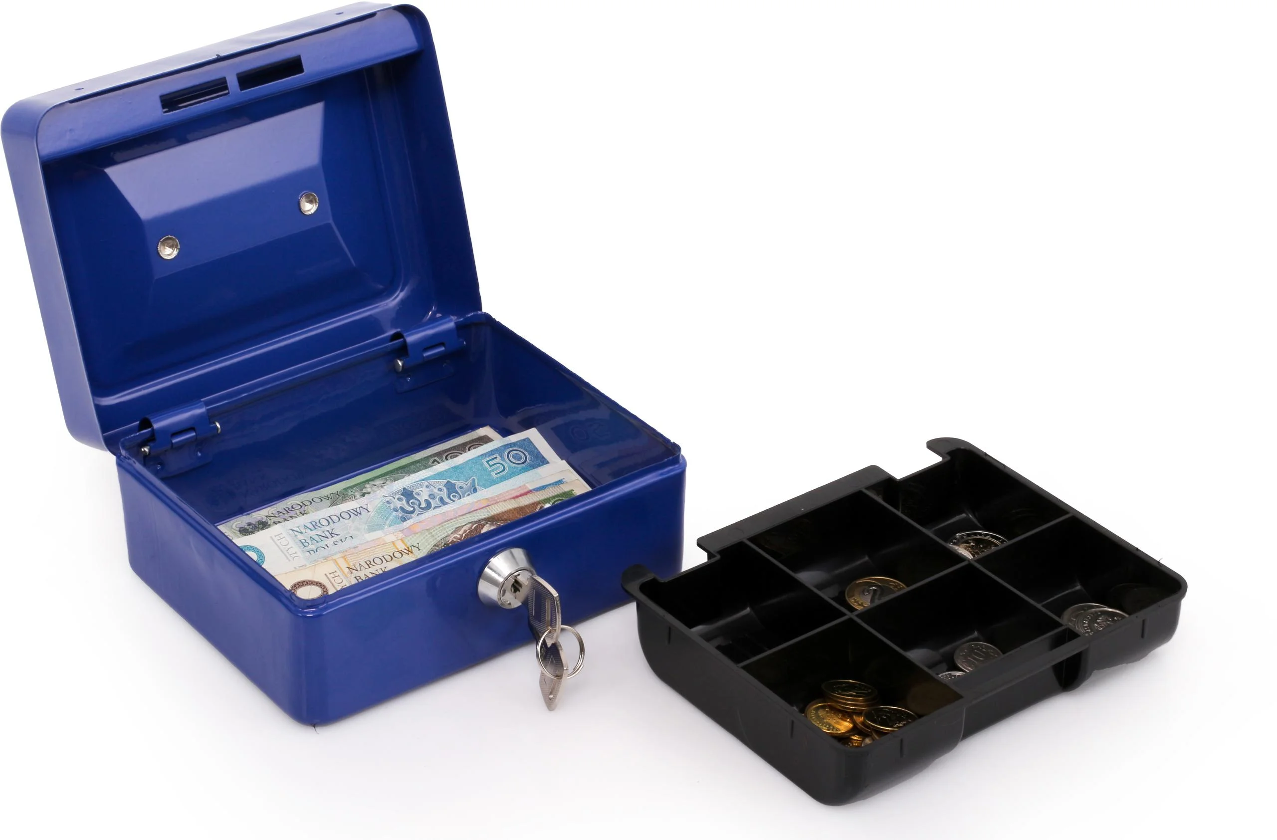 Kasetka metalowa RED EAGLE BOX-150 na pieniądze - zalety zamka patentowego