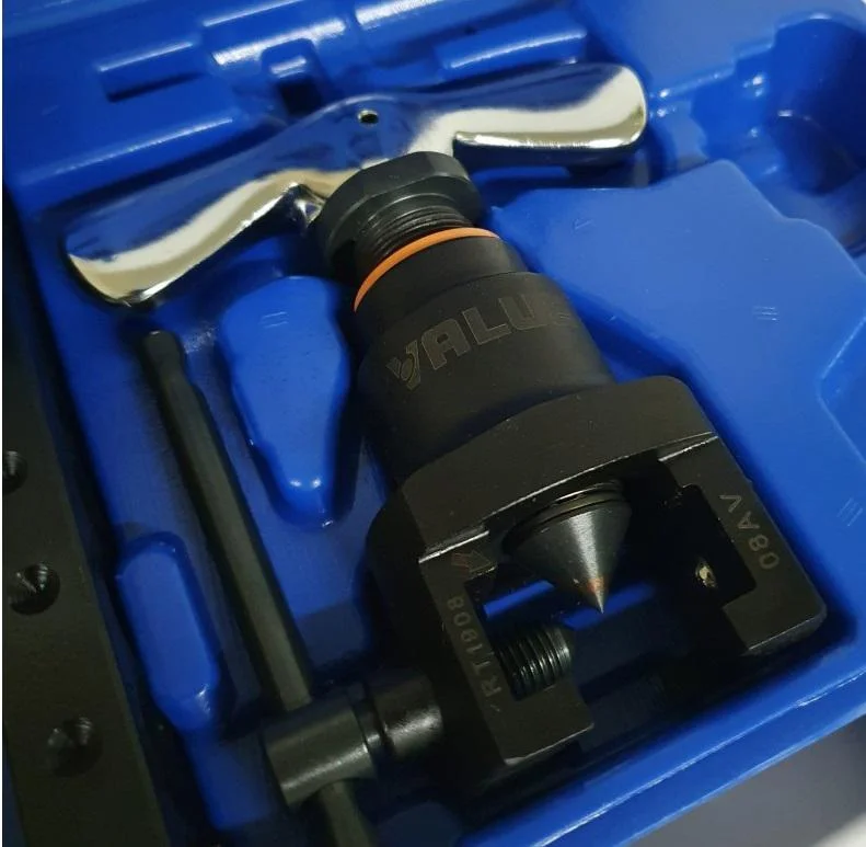 Kielicharka Value NAVTEK VFT-808U-MI do rur calowych i metrycznych - zawartość zestawu: