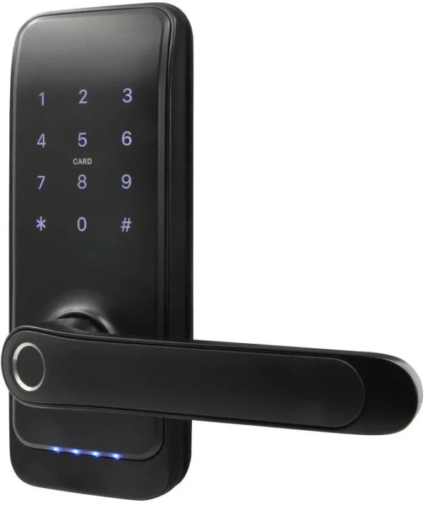 klamka z kontrolerem dostepu eura elh 01h4 czarna a21eb37bf84b4738b012019e417a5e45
