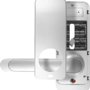 klamka z kontrolerem dostepu eura elh 01h4 silver 4adedcfdfde043c58875831efdb241d9