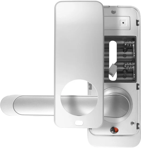 klamka z kontrolerem dostepu eura elh 01h4 silver 4adedcfdfde043c58875831efdb241d9