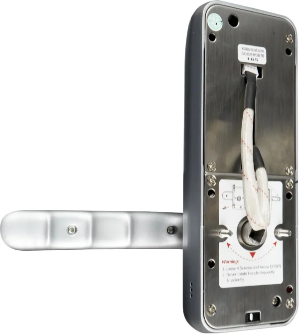 klamka z kontrolerem dostepu eura elh 01h4 silver cf1263df84244c89862b5a137cd6d52f