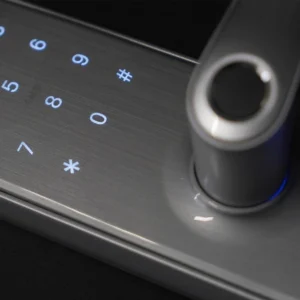 klamka z kontrolerem dostepu eura elh 01h4 silver ecb9188d246740fc9549a10b8dc0485d