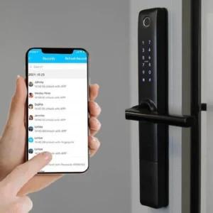 klamka z kontrolerem dostepu eura elh 20h4 black 0305958dc8b1485cb6fb59b90abaf270