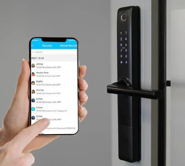 klamka z kontrolerem dostepu eura elh 20h4 black 0305958dc8b1485cb6fb59b90abaf270