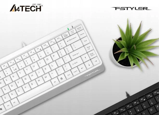 Klawiatura przewodowa A4tech FStyler FK11 biały