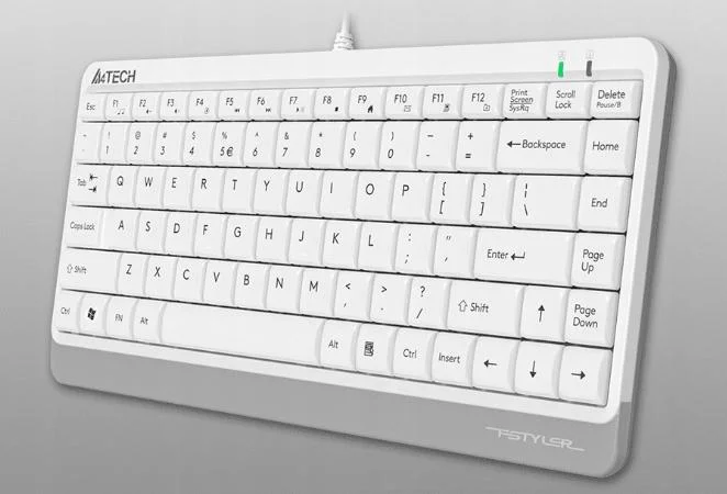 Klawiatura przewodowa A4tech FStyler FK11 biały
