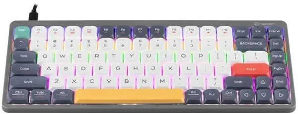 klawiatura mechaniczna tracer fina 84 grey outemu red switch 03502411061640989bdc7b86da16e707