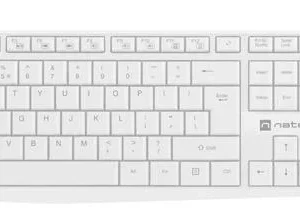 klawiatura przewodowa natec nautilus slim biay 6dadc92889e440fb9d21717d2424429b