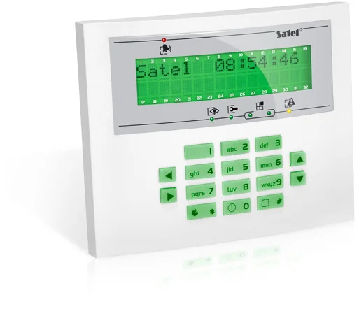 MANIPULATOR LCD
SATEL INT-KLCDL-GR
ZIELONE PODŚWIETLENIE