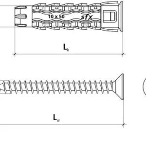 koek uniwersalny 6x3040 wkret z bem stozkowym karton sfxp 06 b44495b3d4ef4febacbfceb62c1ec075