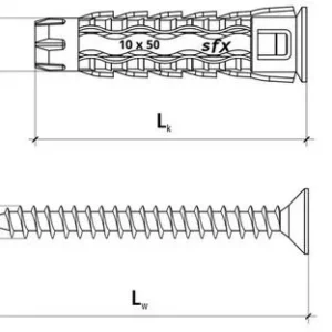 koek uniwersalny 6x3050 wkret z bem stozkowym karton sfxp 06 6ea77262351e4884978d313e17d4cd62
